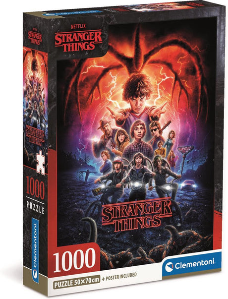 Clementoni - puzzle - 1000 elementów - Strange Things - puzzle dla dorosłych