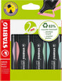Stabilo Green Boss Pastel - Marker - zestaw 4 sztuk