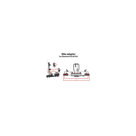 Tradekar International BV Pro User Diamond FG2 Bagażnik rowerowy na hak holowniczy nm 2 rower