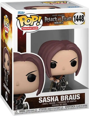 Animacja Funko pop: atak tytanów - Sasha Braus - pop #1448