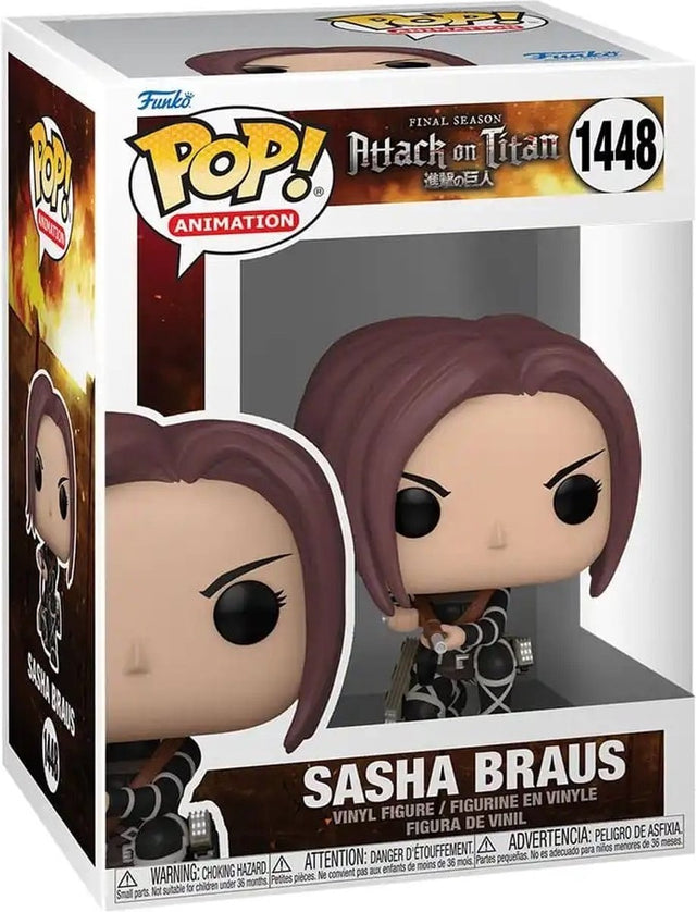 Animacja Funko pop: atak tytanów - Sasha Braus - pop #1448