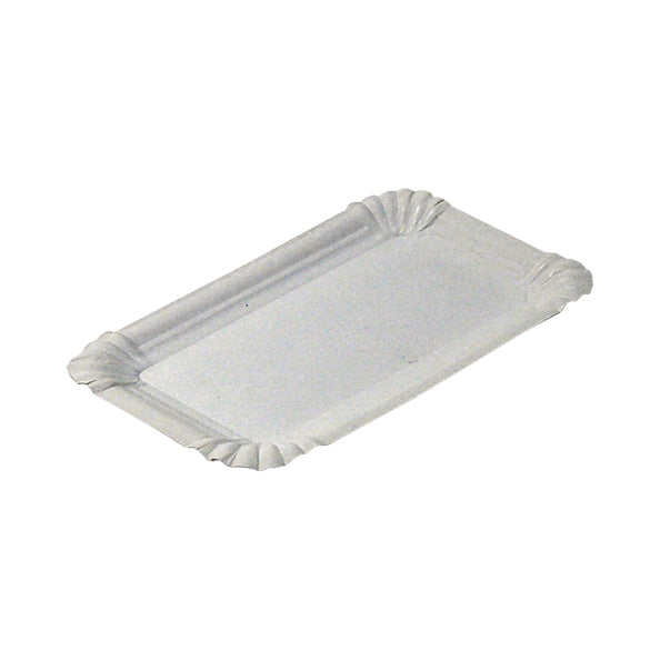 Naczynia kartonowe bez podszewki duplex białe 12x19cm (1000 szt.)
