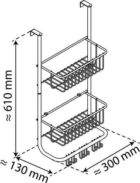 Wieszak Eisl - srebrny mat