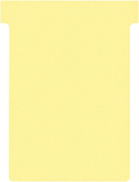 Karty planszowe Nobo t, indeks 3, ft 120 x 92 mm, żółte