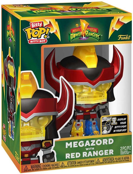 Funko bitty bop bitty bot - megazord Power Rangers z czerwonym strażnikiem