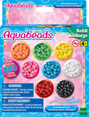 Zestaw perełek uzupełniających Aquabeads 31517 - 800 perełek w 8 kolorach