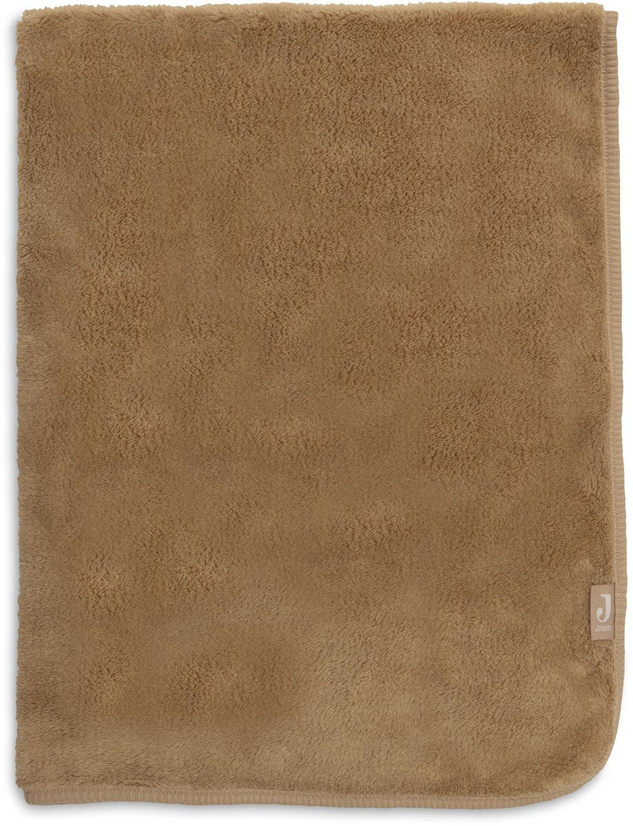 Jollein baby decke kinderbett 100x150cm basic sherpa jersey - hazel