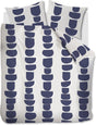 Vtwonen moons dekbedovertrek - eenpersoons - 140x200 220 cm - indigo