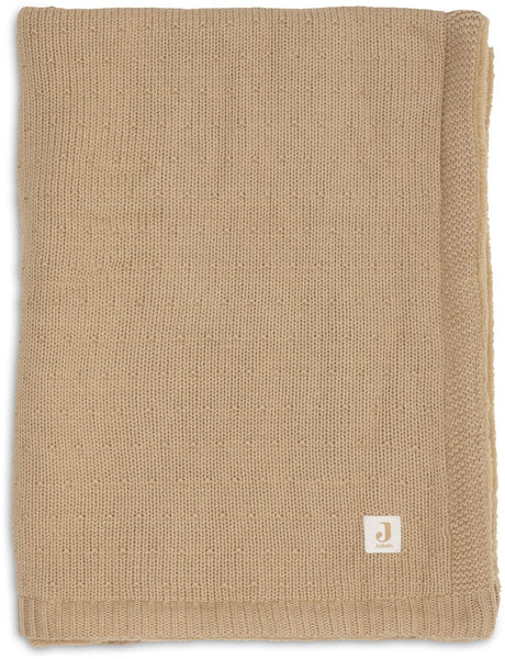 Jollein baby decke kinderbett 100x150cm sprinkle knit - hazel fluffy