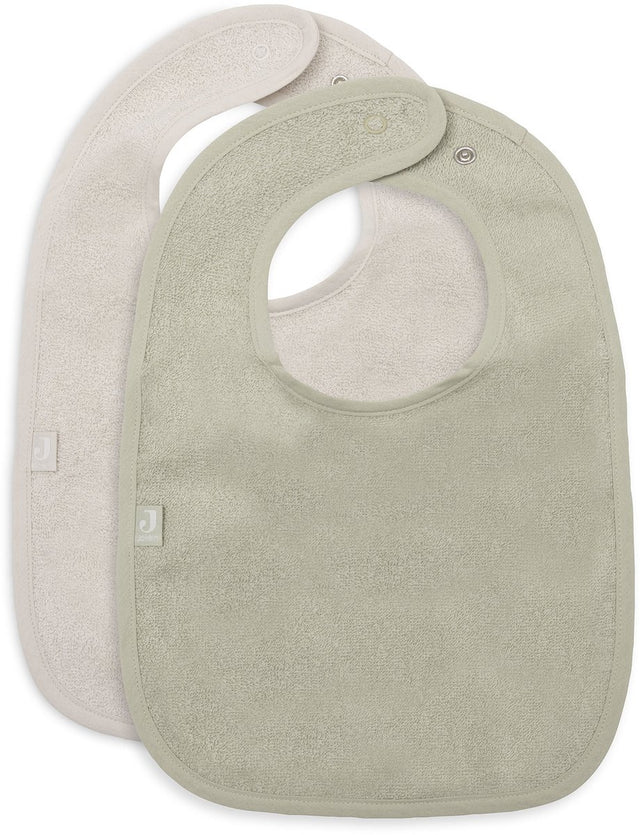 Śliniaczek Jollein frotte, miękki piasek matcha (2 szt.)