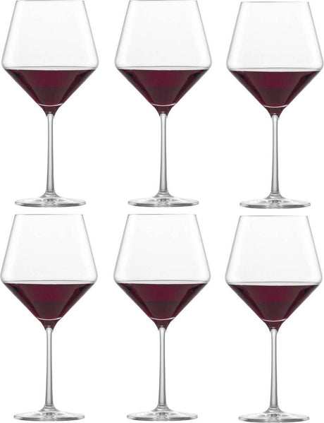 Zwiesel szklany kielich belfesta bordowy 140 - 0,7 l - zestaw 6 szt.