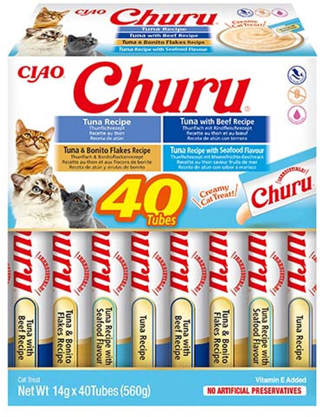 Ciao churu cat puree z tuńczyka 40x14 gr
