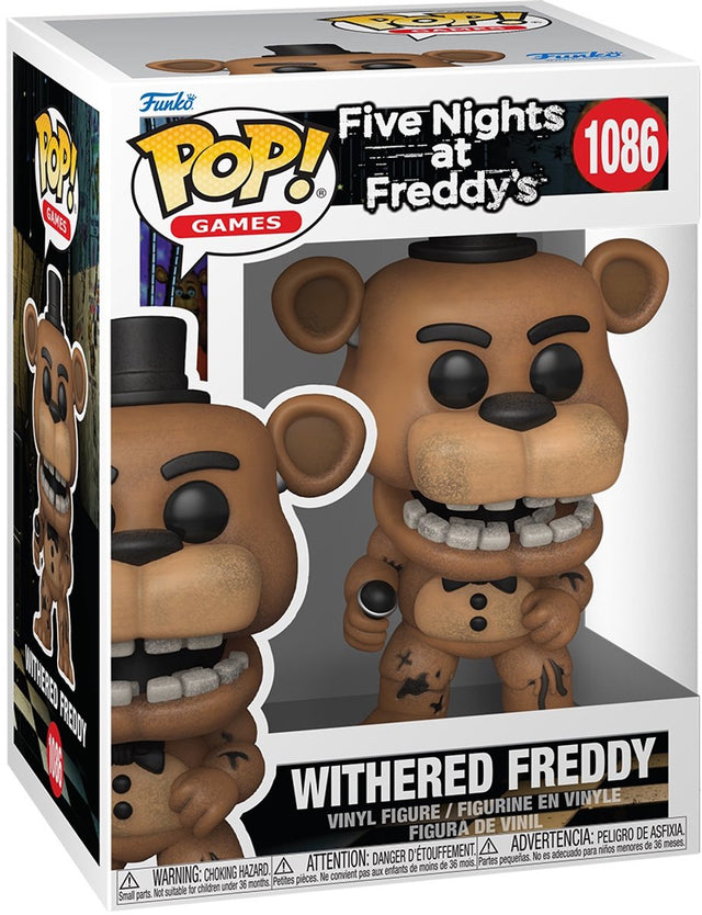Funko five nights at freddy's withered freddy (gry) winylowa figurka 1086 unisex pop! - neutralny - standardowy