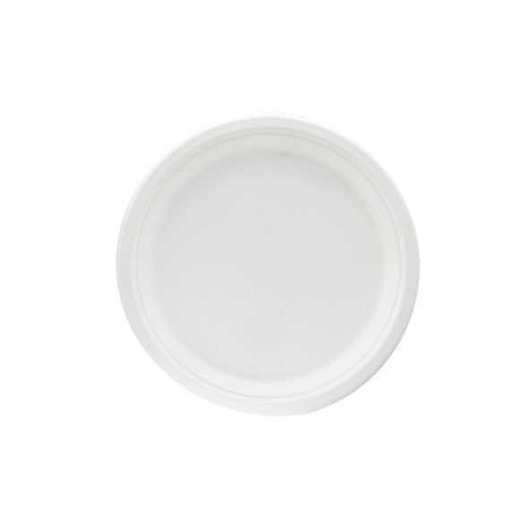 Talerz okrągły cukier trzcinowy 26cm (500 sztuk)