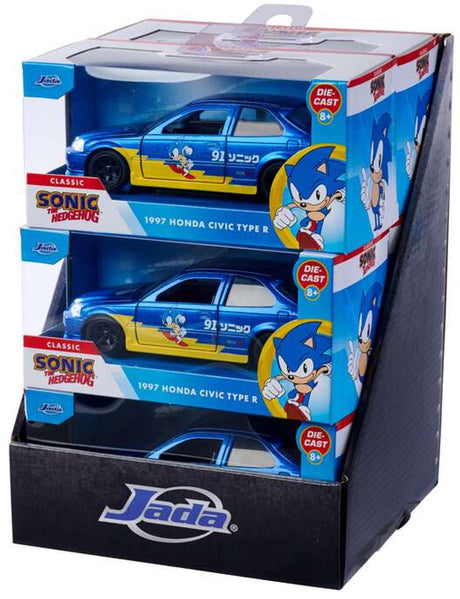 Zabawki Jada Sonic 1997 Honda Civic Type-R 1:33