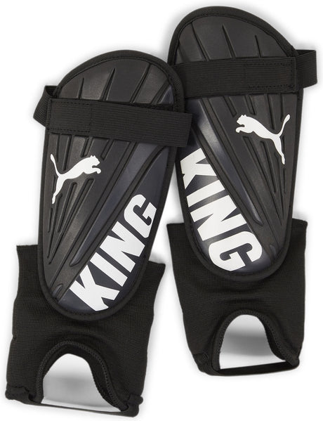 Puma King to ochraniacze na golenie unisex na kostkę - czarno-białe