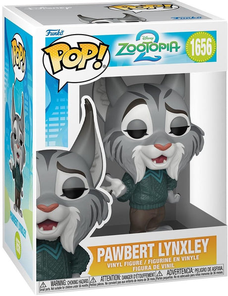 Funko-pop! Disney: Zootopia 2 – Pawbert Lynxley #1656