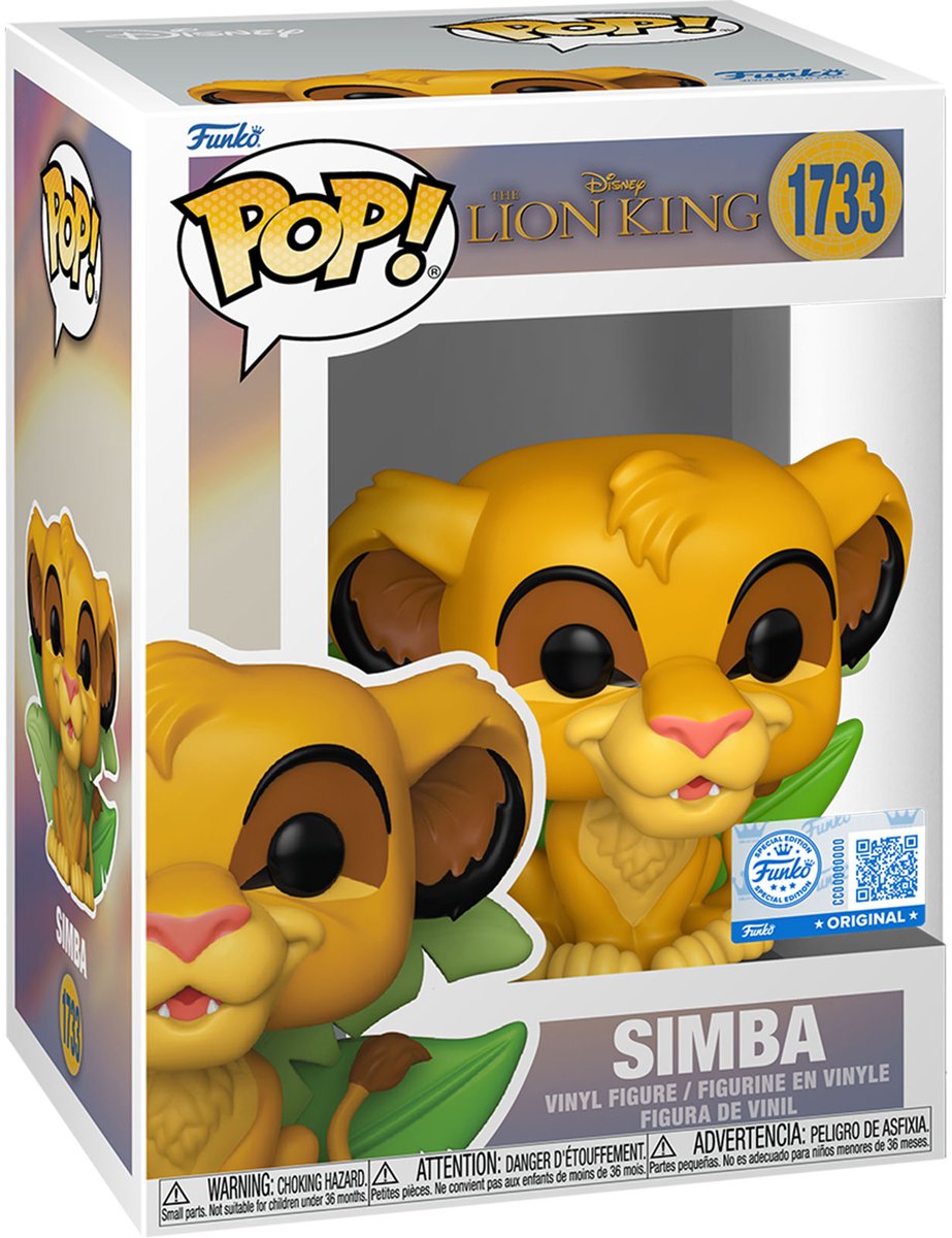 Funko popowy winyl: Król Lew - Simba