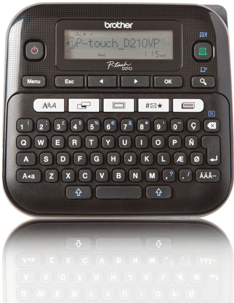 Drukarka etykiet Brother pt-d210vp czarna