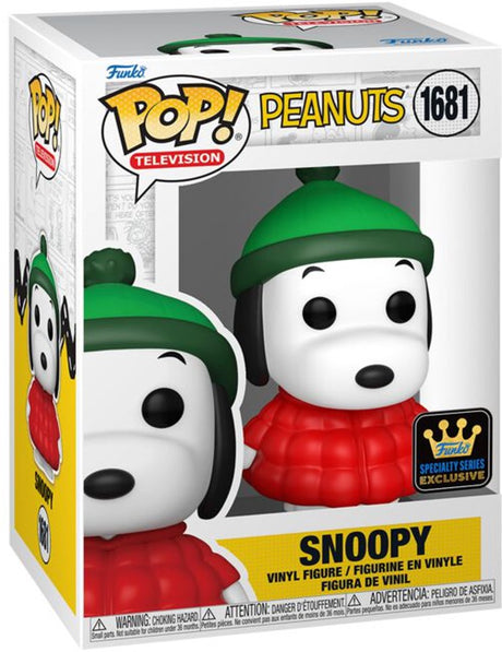 Funko orzeszki ziemne snoopy w płaszczu (możliwa edycja pościgu!) winylowa figurka unisex pop! - neutralny - standardowy