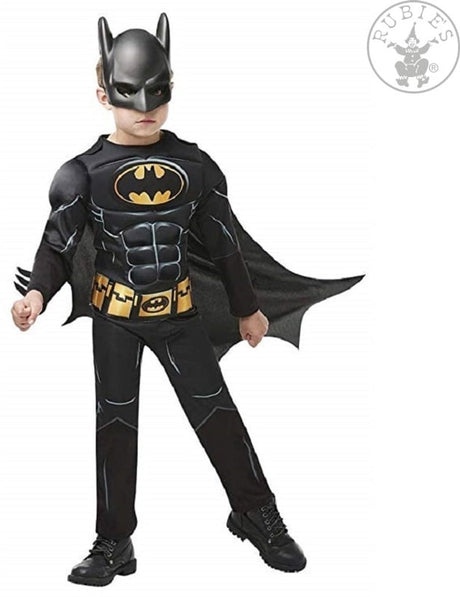 Kostium Rubies Rubie's Batman dla chłopca w kolorze czarnym, rozmiar 116