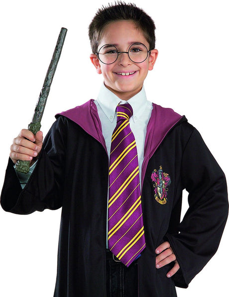 Zestaw Vegaoo różdżki okulary Harry Potter ™ dziecko - atrybut kostiumu - jeden rozmiar
