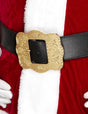 Smiffys - deluxe santa kostuum riem - zwart 130 cm