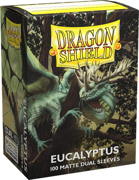 Tarcza smoka Dragonshield - matowy podwójny rękaw eukaliptusowy 100x