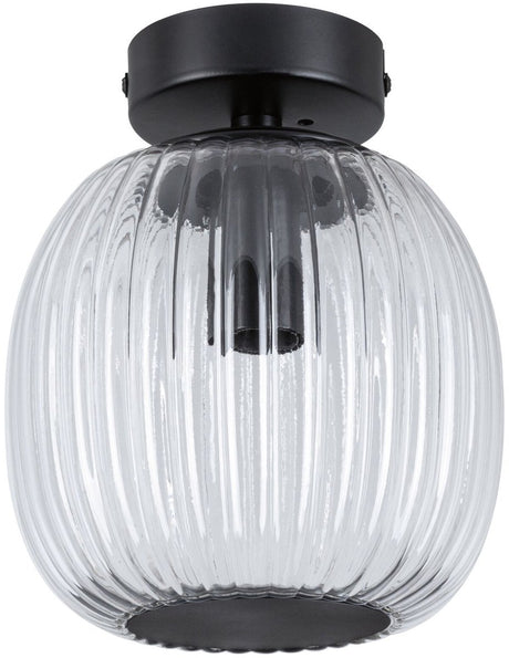 Lampa sufitowa LED Paulmann Ruya IP44 E14 230V max. Szkło ściemnialne o mocy 20W, czarny mat