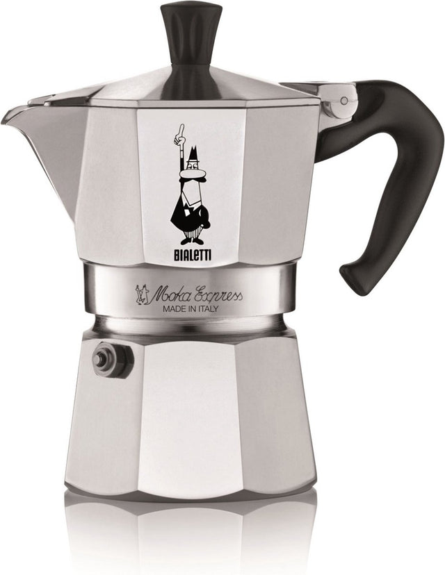 Bialetti moka express - perkolator - 3 filiżanki - aluminium