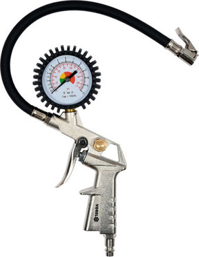 Vorel persluchtpistool met manometer