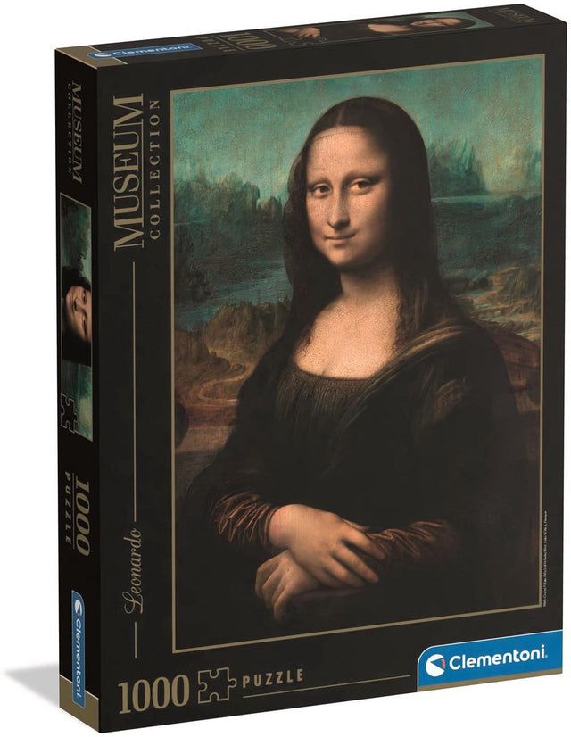 Clementoni - puzzle - 1000 elementów - Mona Lisa (Leonardo da Vinci) - puzzle dla dorosłych