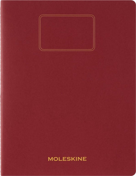 Notatnik studencki Moleskine xxl - miękki kraft - pusty - czerwony