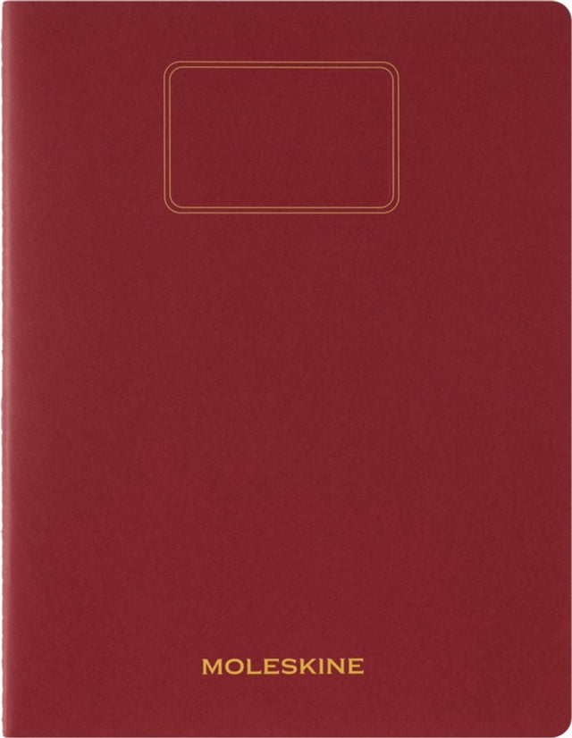 Notatnik studencki Moleskine xxl - miękki kraft - pusty - czerwony