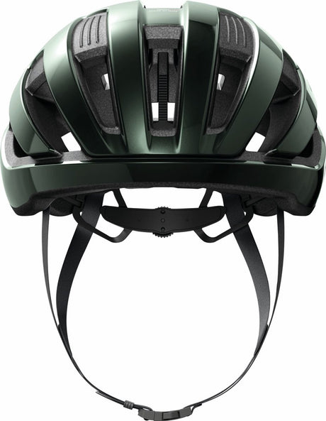 Kask Abus Wingback w kolorze zielonego mchu, rozmiar 51-55 cm