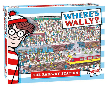 Puzzle Mnóstwo prezentów gdzie jest stacja kolejowa Wally - 1000 elementów