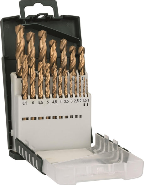 Zestaw wierteł do metalu Bosch hss-tin, 1-10mm, 19 szt