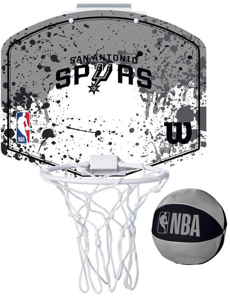 Zespół Wilsona NBA Mini Hoop Team San Antonio ostrogi dla strefy fanów sportu