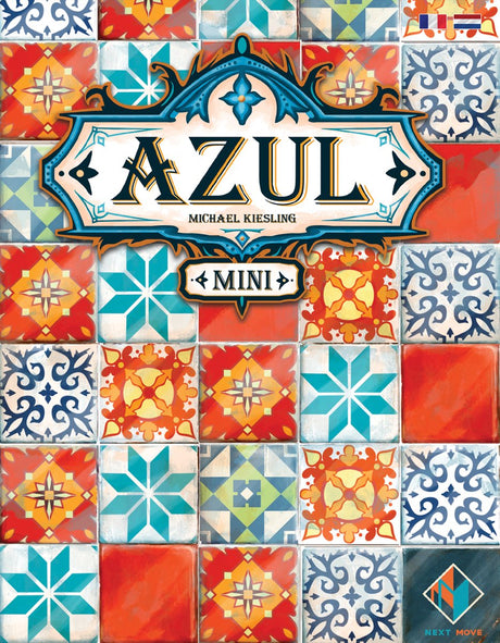 Gry z następnym ruchem Azul mini gra planszowa - od 2 do 4 graczy