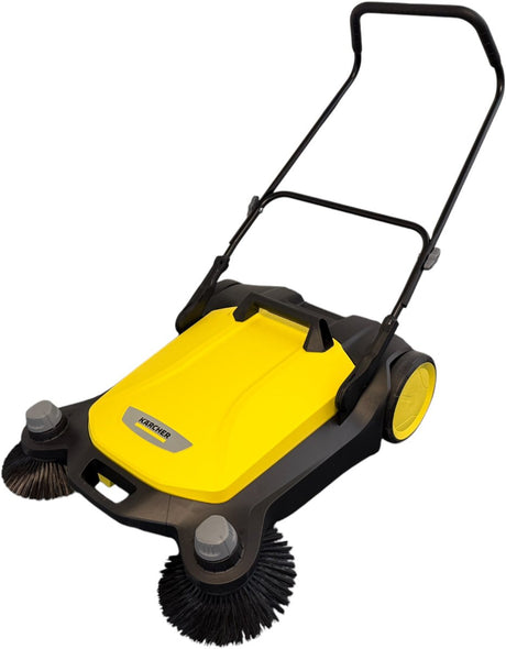 Zamiatarka dwuręczna Kärcher s 6 - szerokość robocza 86 cm - zbiornik 38 litrów - szczotka boczna 2 sztuki