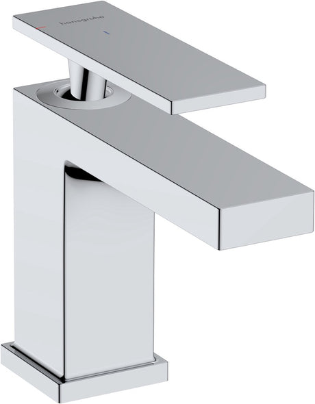 Hansgrohe tecturis e - bateria umywalkowa - obsługa jedną dźwignią - zimny start oszczędność energii - bez odpadu - rozmiar 80 mm - chrom