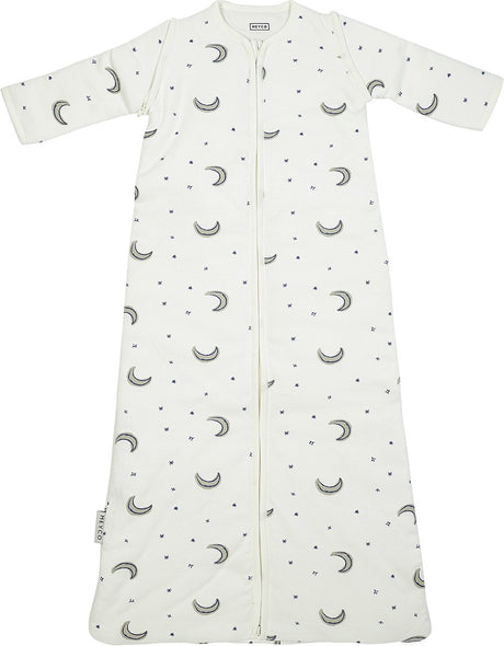 Śpiwór dziecięcy Meyco Winter Moon - odpinane rękawy - indygo - 110cm - śpiwór zimowy