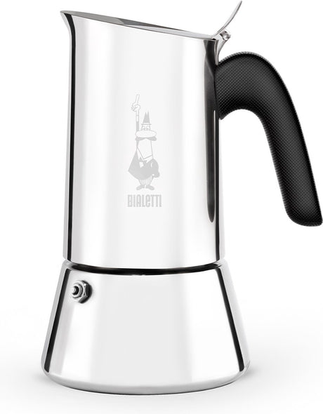 Perkolator Bialetti Venus - 4 głowice - stal nierdzewna - nadaje się do indukcji