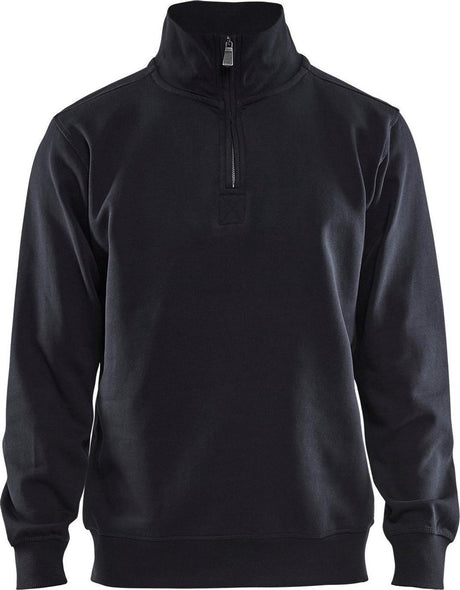 Bluza bez marki Sans Marque Blaklader Jersey 1 2 zamek błyskawiczny 3365-1048 - czarny - xxxl