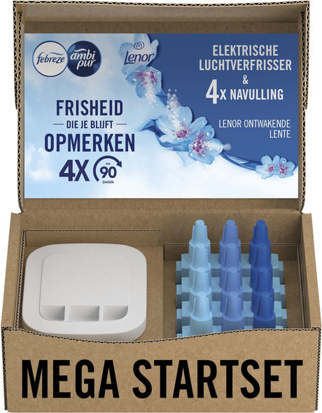 Ambi pur febreze 3volution - wiosna przebudzenia - elektryczny odświeżacz powietrza - zestaw startowy
