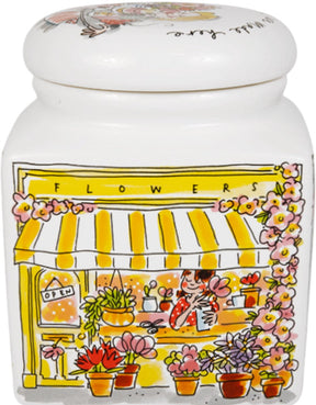 Blond amsterdam , even bijkletsen: storage jar shop 16x20 cm