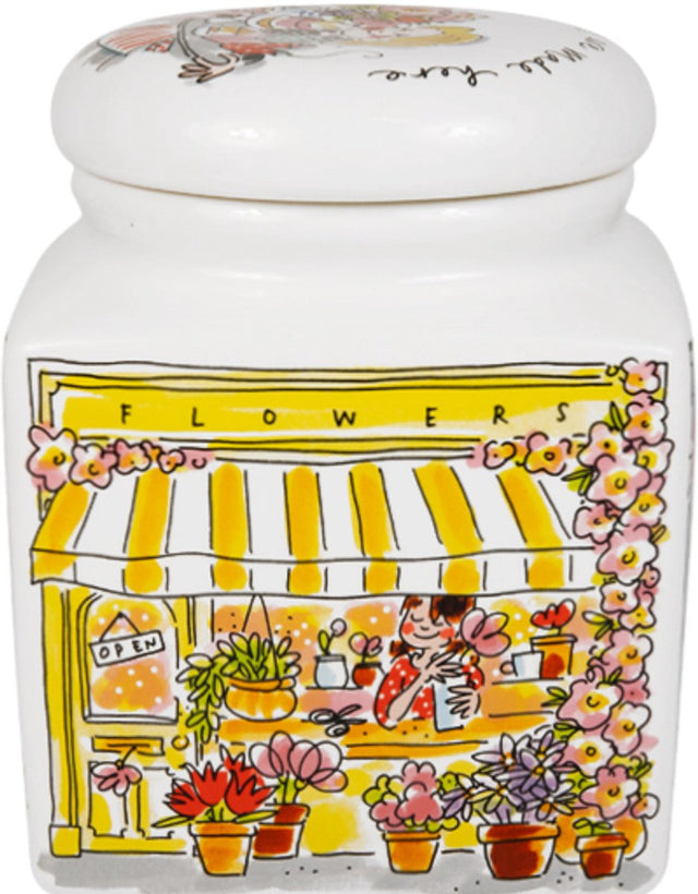Blond amsterdam , even bijkletsen: storage jar shop 16x20 cm