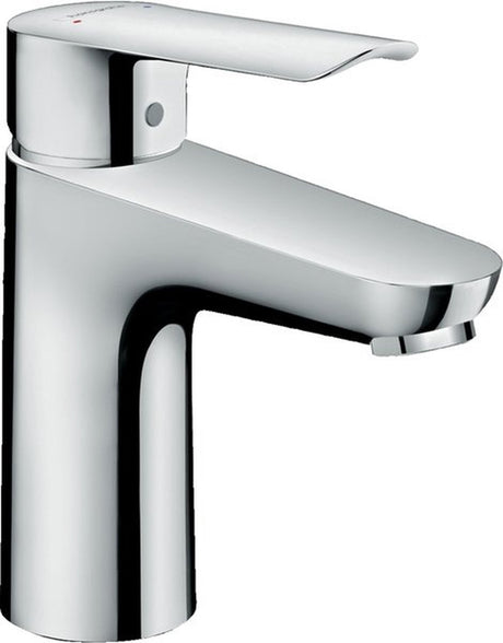 Hansgrohe logis e - bateria umywalkowa - obsługa jednouchwytowa - z korkiem - 100mm - chrom