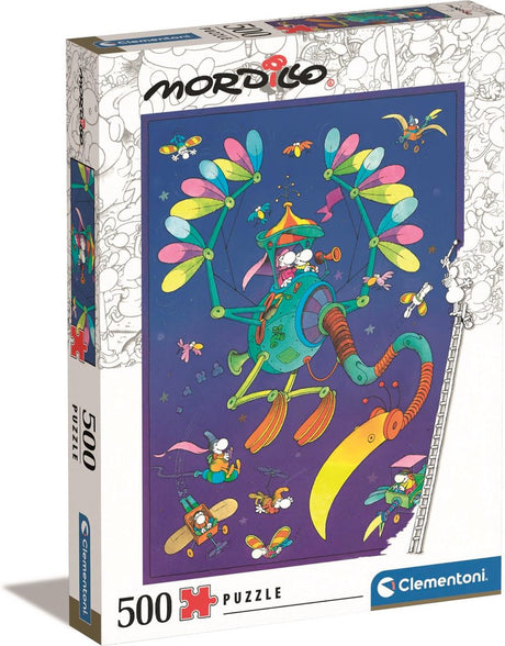 Clementoni - puzzle 500 elementów - niemożliwe mordillo - puzzle dla dorosłych i dzieci - 14-99 lat