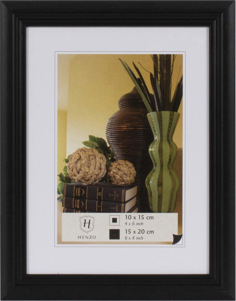 Ramka na zdjęcie Henzo - - artos - rozmiar zdjęcia 15x20 cm - czarna
